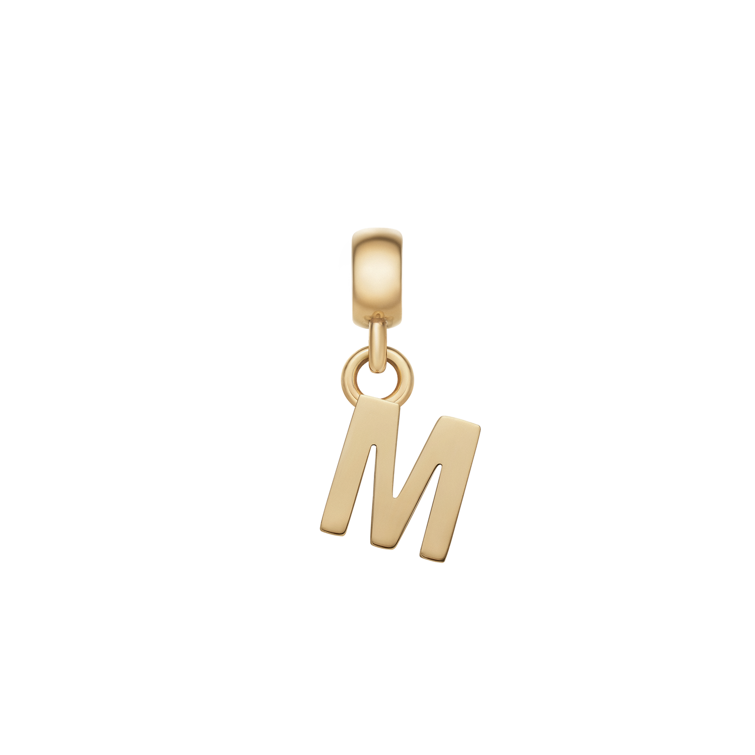 Letter Charm Gold