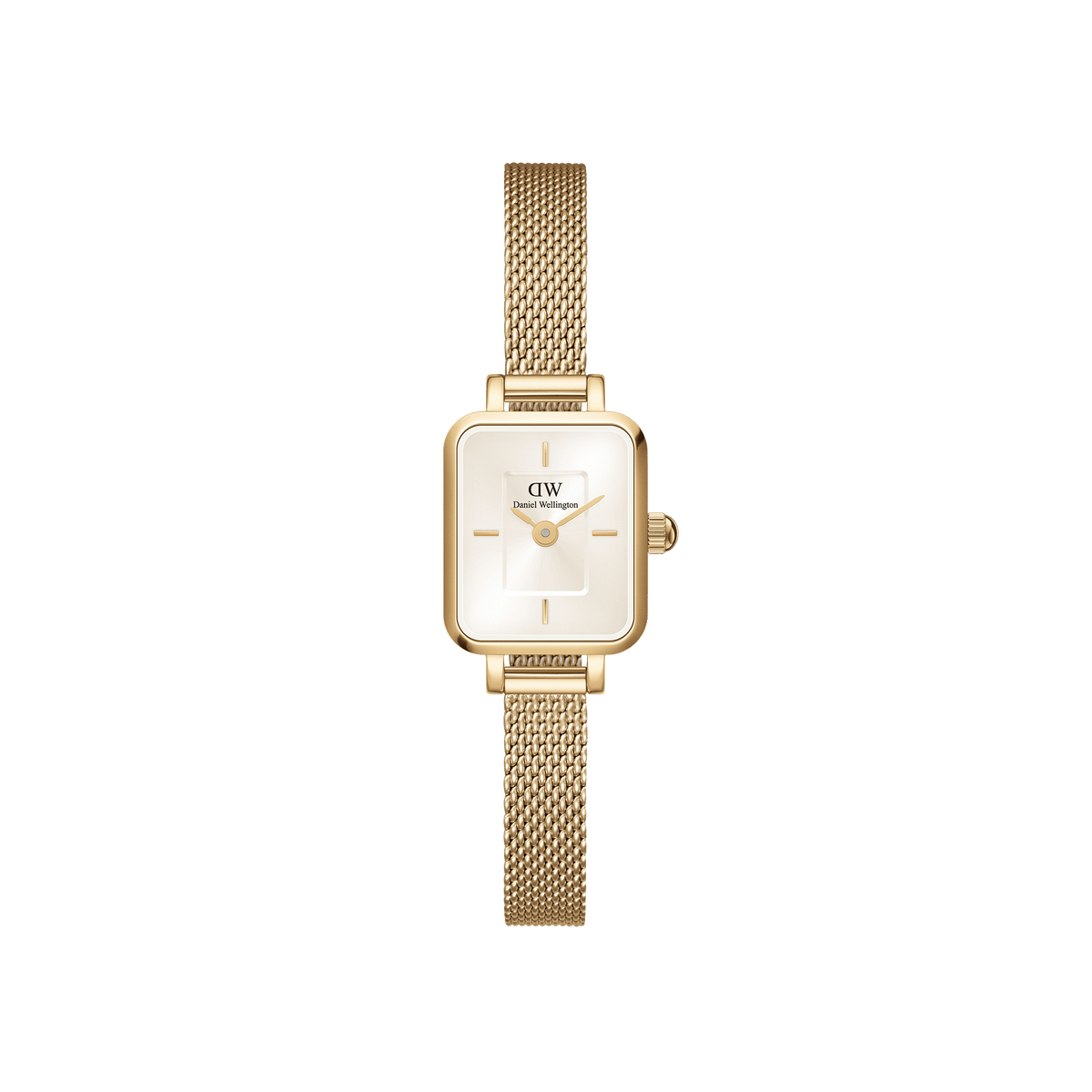 Daniel Wellington Quadro Mini ゴールド 美品 Quadro mini-champagne square dial watch for women | DW
