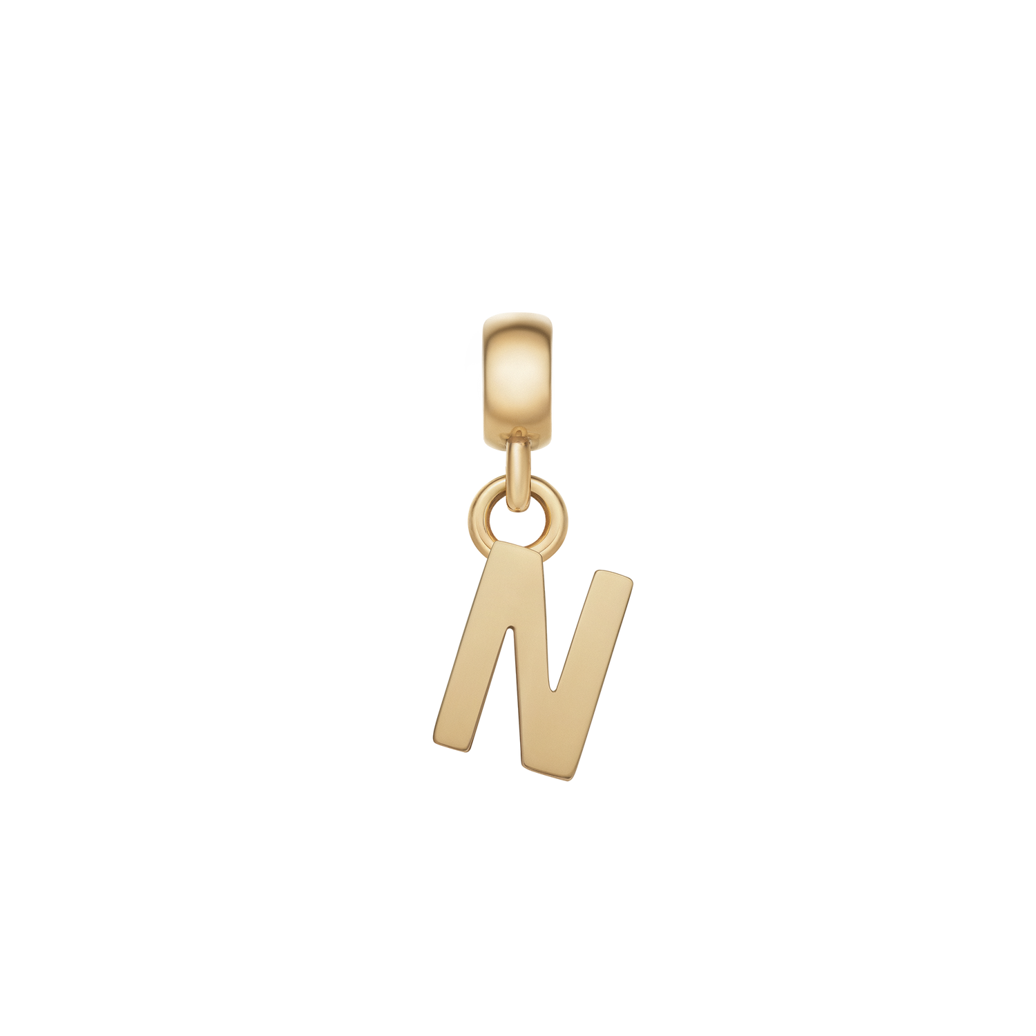 Letter Charm Gold