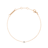 Mirelle Solitaire Bracelet Rose Gold
