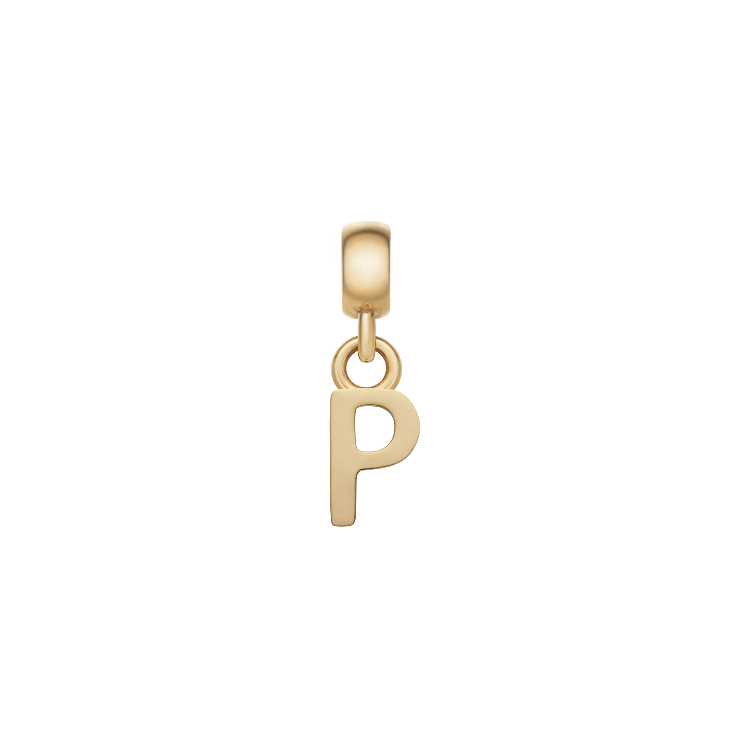 Letter Charm Gold