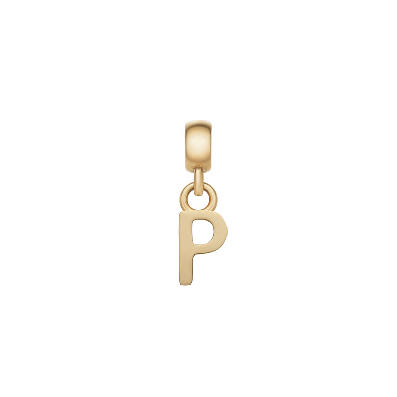 Letter Charm Gold