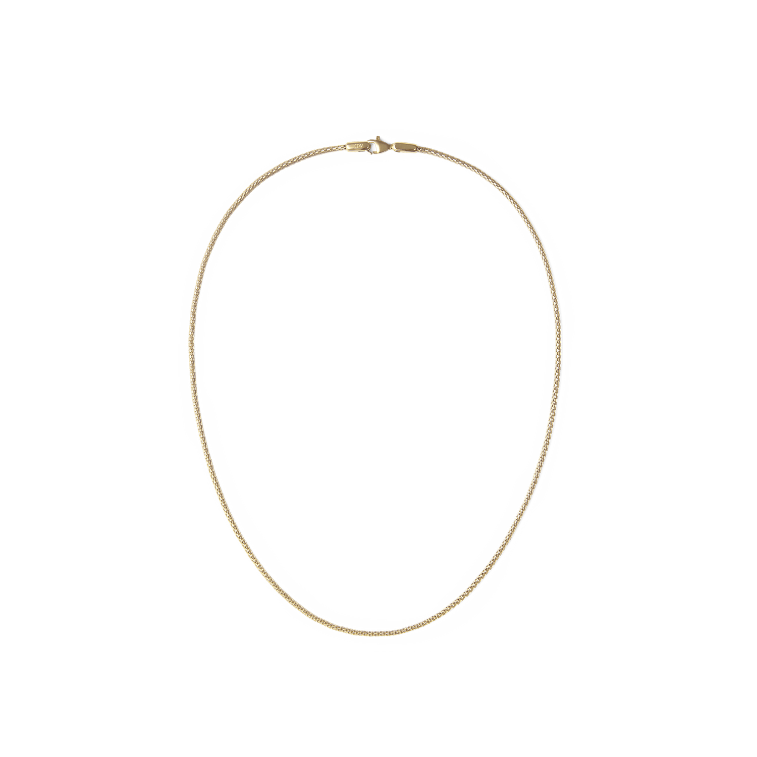 Tide Mesh Necklace Gold 1.8