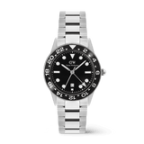 Iconic GMT Link Black Ceramic Bezel Silver