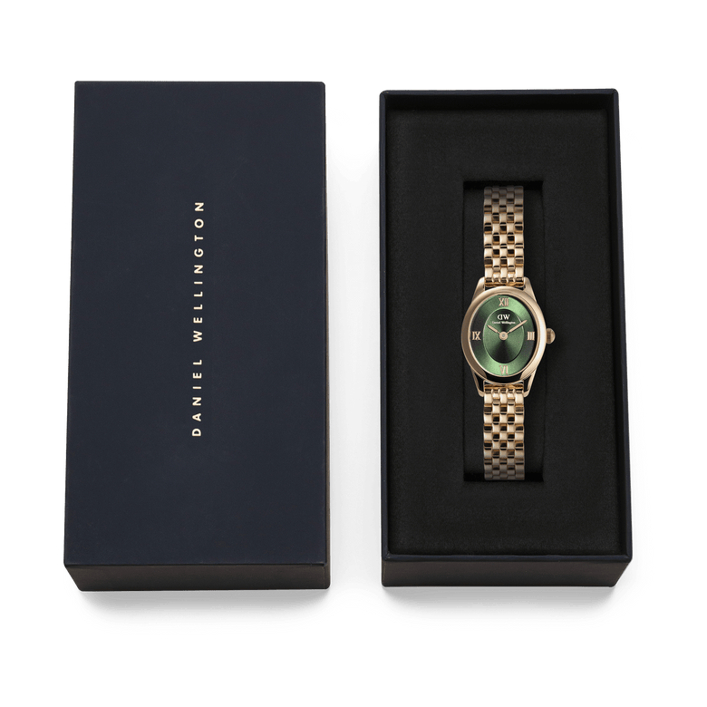 Ophelia Mini Emerald Gold