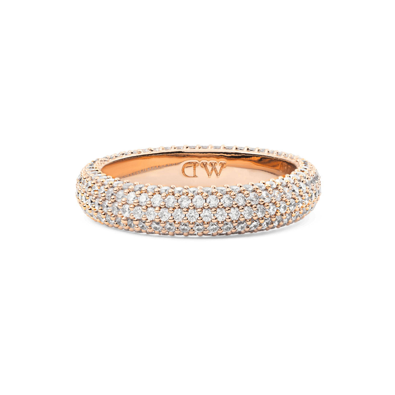 Pavé Ring Rose Gold 5 mm