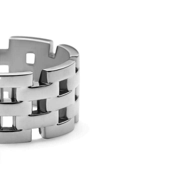 5-Link Ring Silver