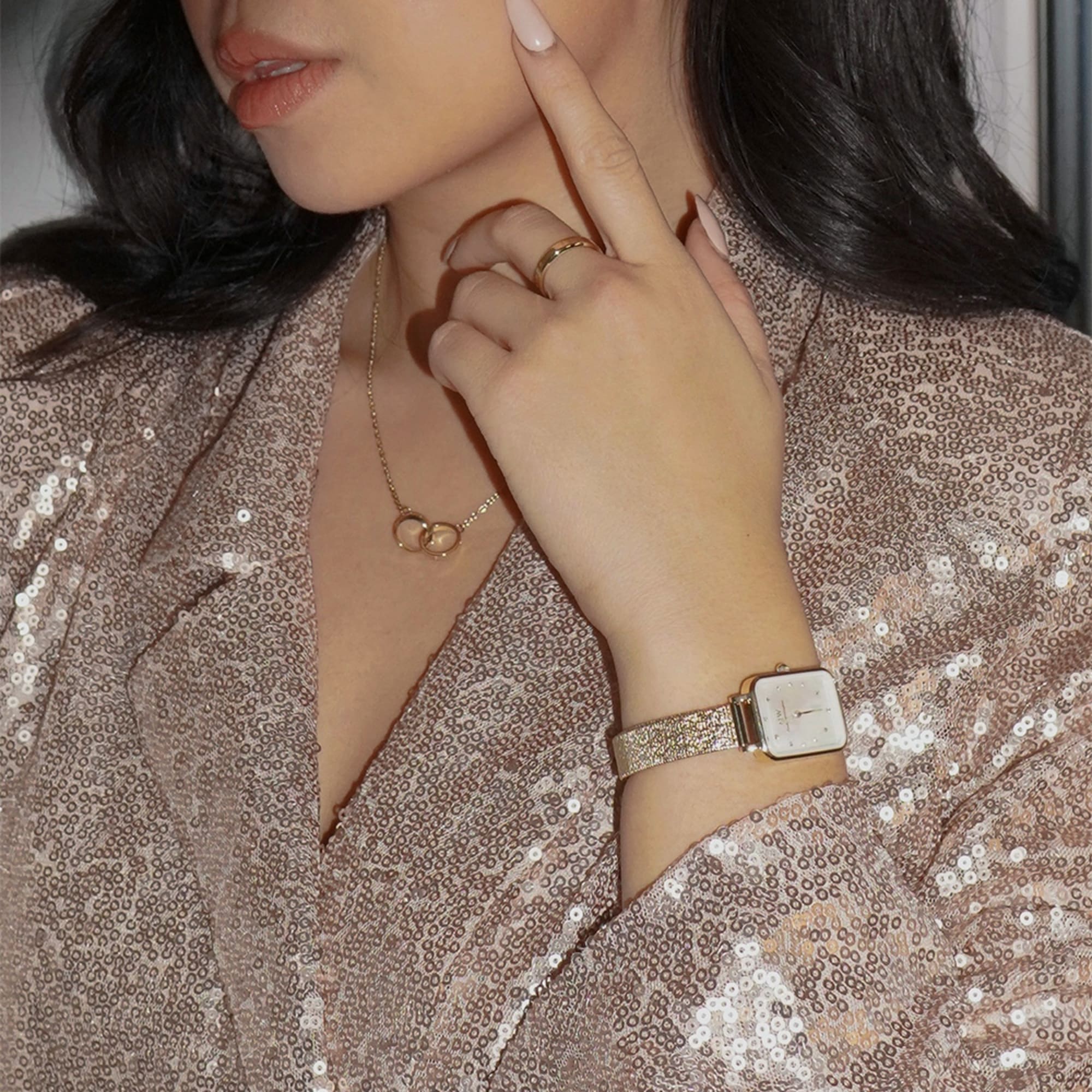 Elan Unity - Elegant Women's necklace in Gold | DW