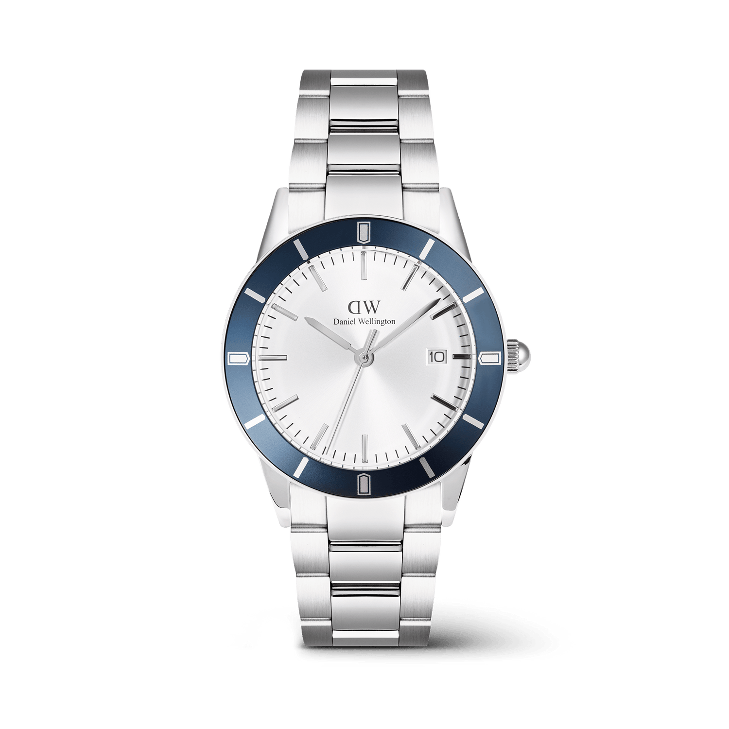 Iconic Paradigma Link Blue Bezel Silver Iconic Paradigma Link Blue Bezel Silver