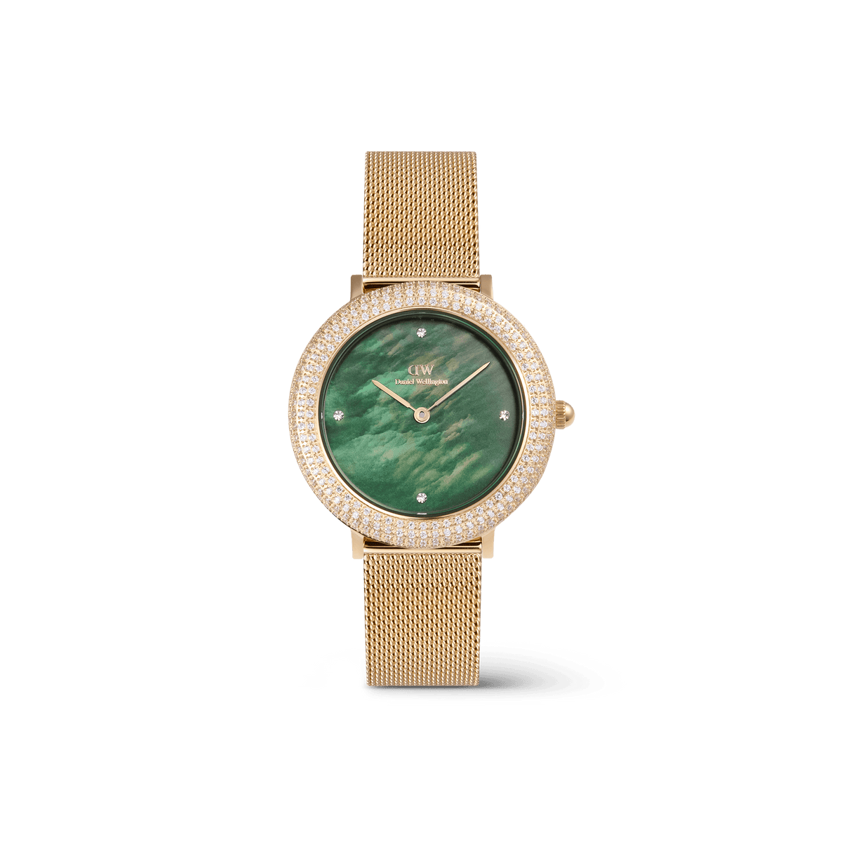 Crystalline Bezel Evergold Green Crystalline Bezel Evergold Green