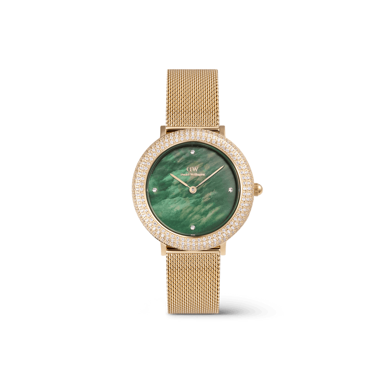 Crystalline Bezel Evergold Green