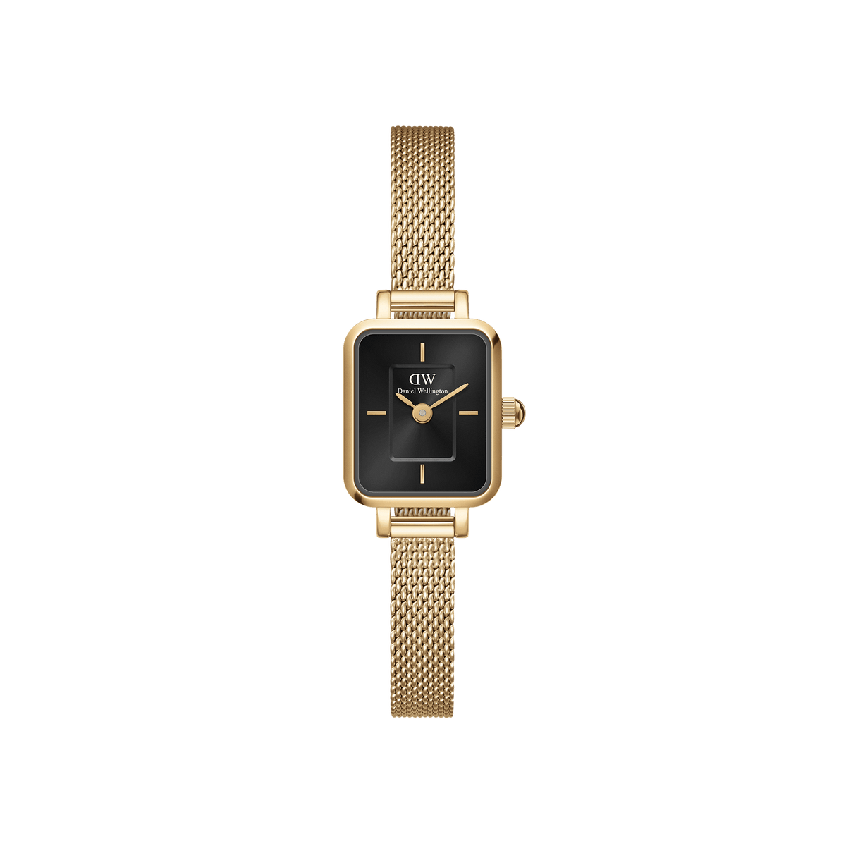 Quadro mini-onyx square dial watch for women | DW Quadro mini-onyx square dial watch for women | DW