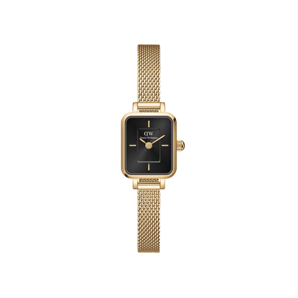 Quadro mini-onyx square dial watch for women | DW