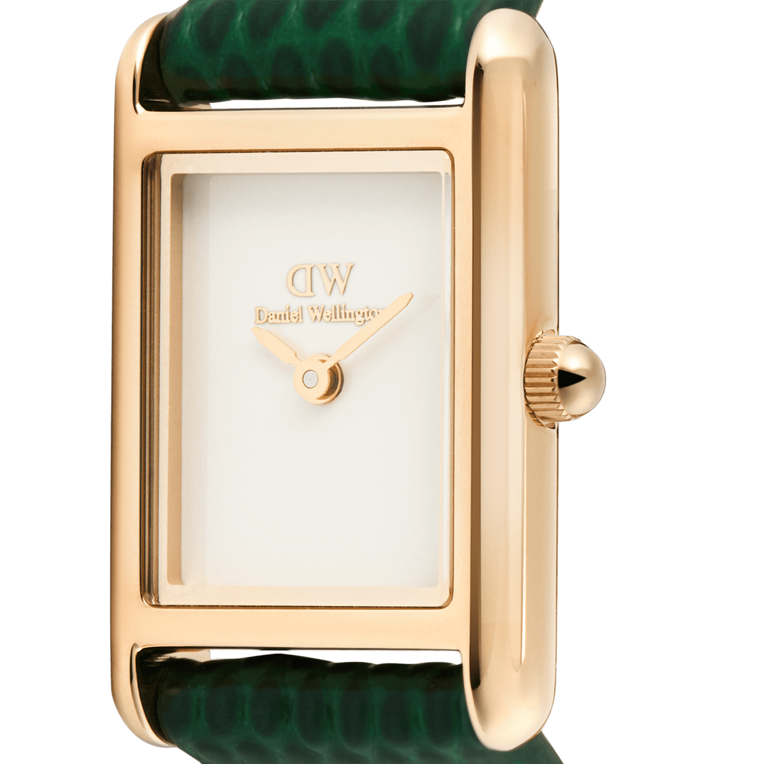 Bound Mini Green Lizard Rose Gold