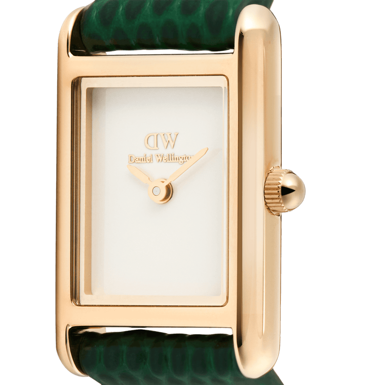 Bound Mini Green Lizard Rose Gold