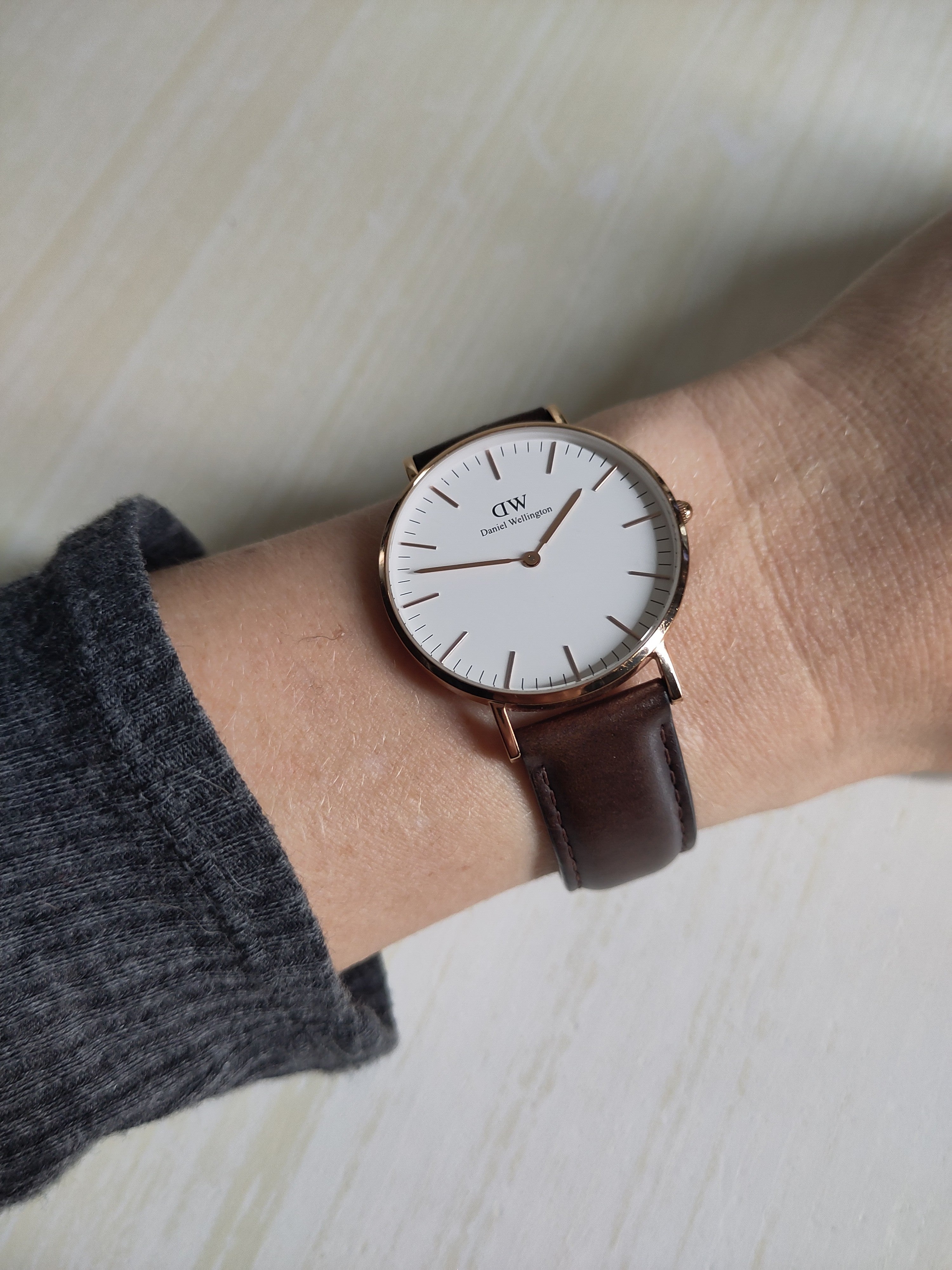 Bristol - Rose Gold watch with white dial for men | DW