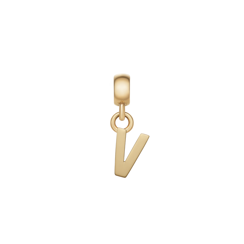 Letter Charm Gold