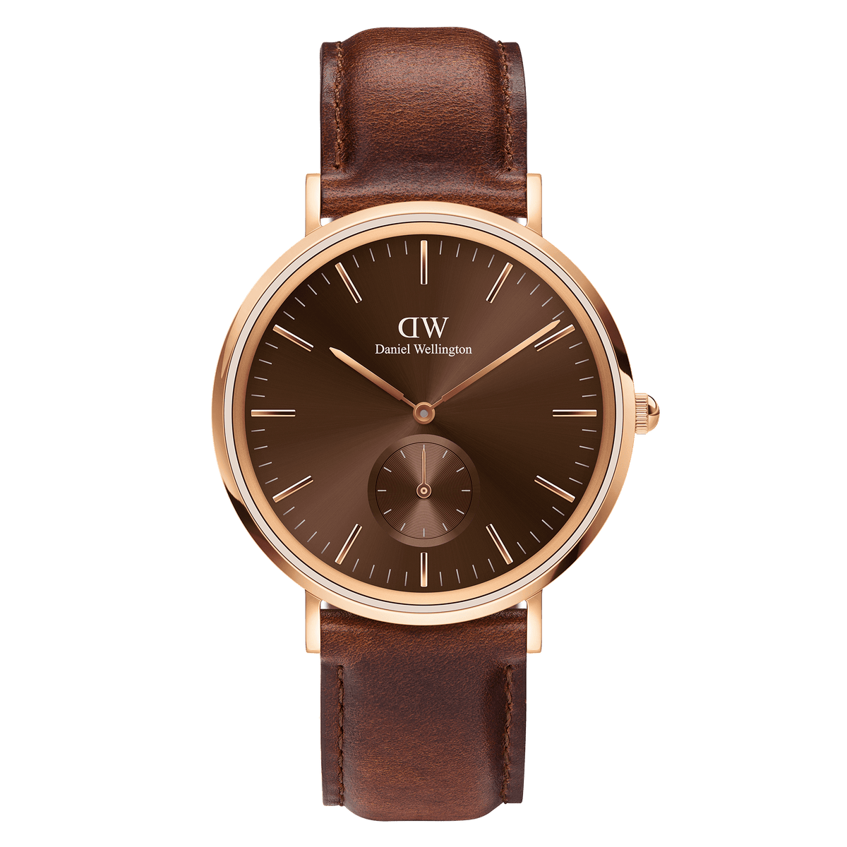 Daniel Wellington Rose Gold and Brown Leather Women’s Watch professional classy Rose Gold Watches for Men and Women | DW US main image 4