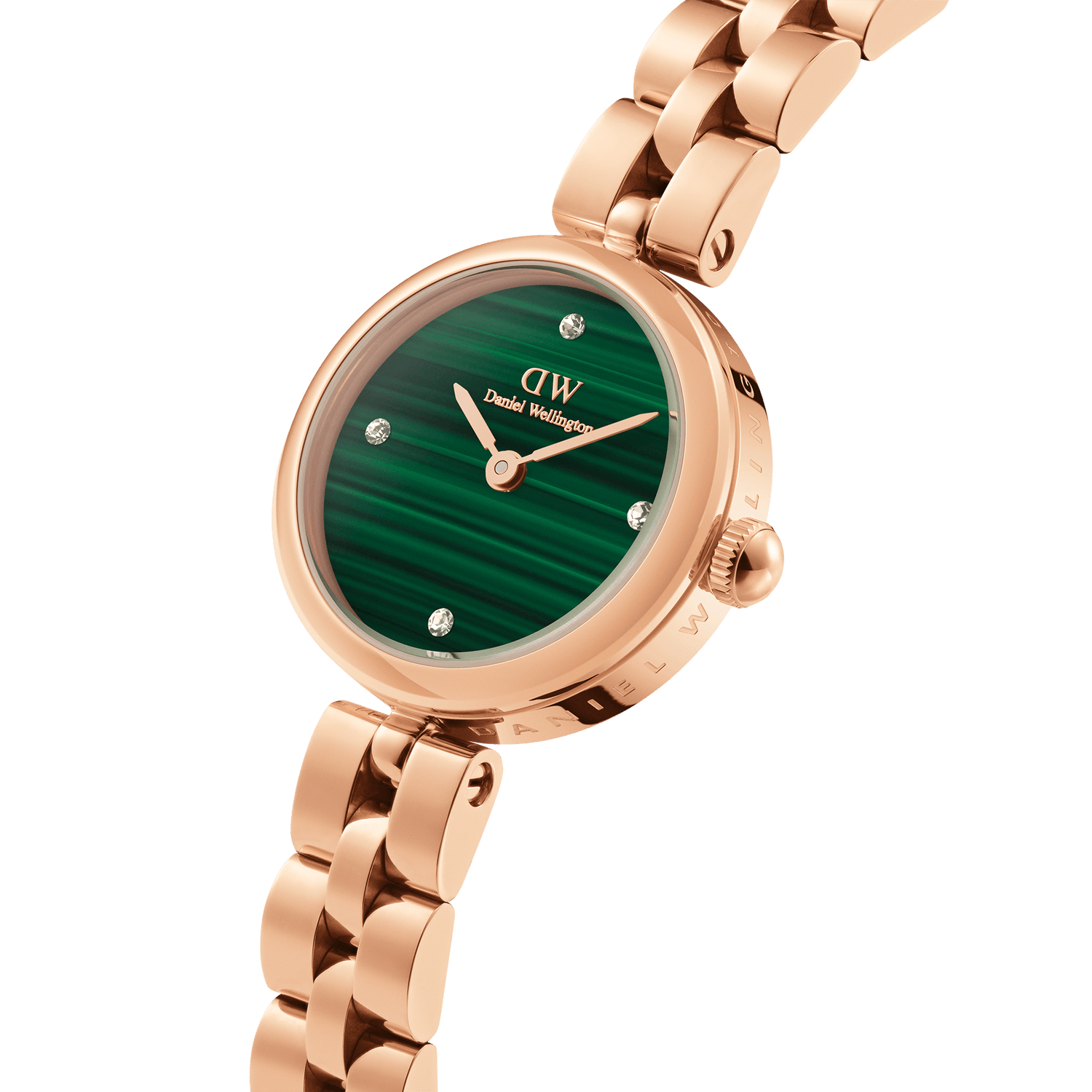 Elan Lumine Malachite Rose Gold