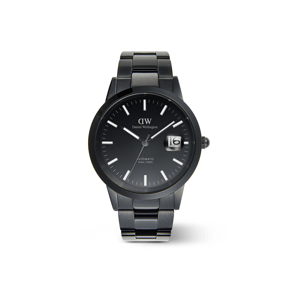 腕時計 daniel wellington black Iconic Link Automatic Black