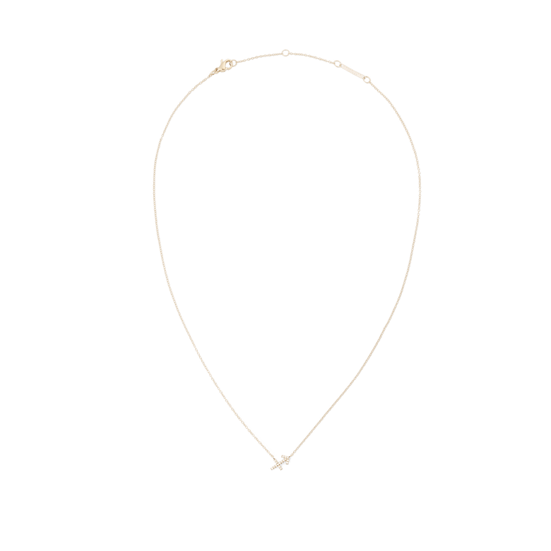 Crystal Zodiac Chain Necklace Gold