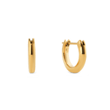 Arch Earrings Gold 9mm