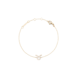 Crystal Zodiac Chain Bracelet Gold