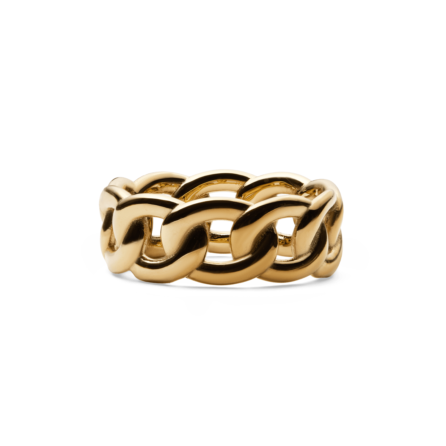 Chunky Chain Ring Gold