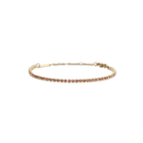 Classic Tennis Bracelet Apricot Gold