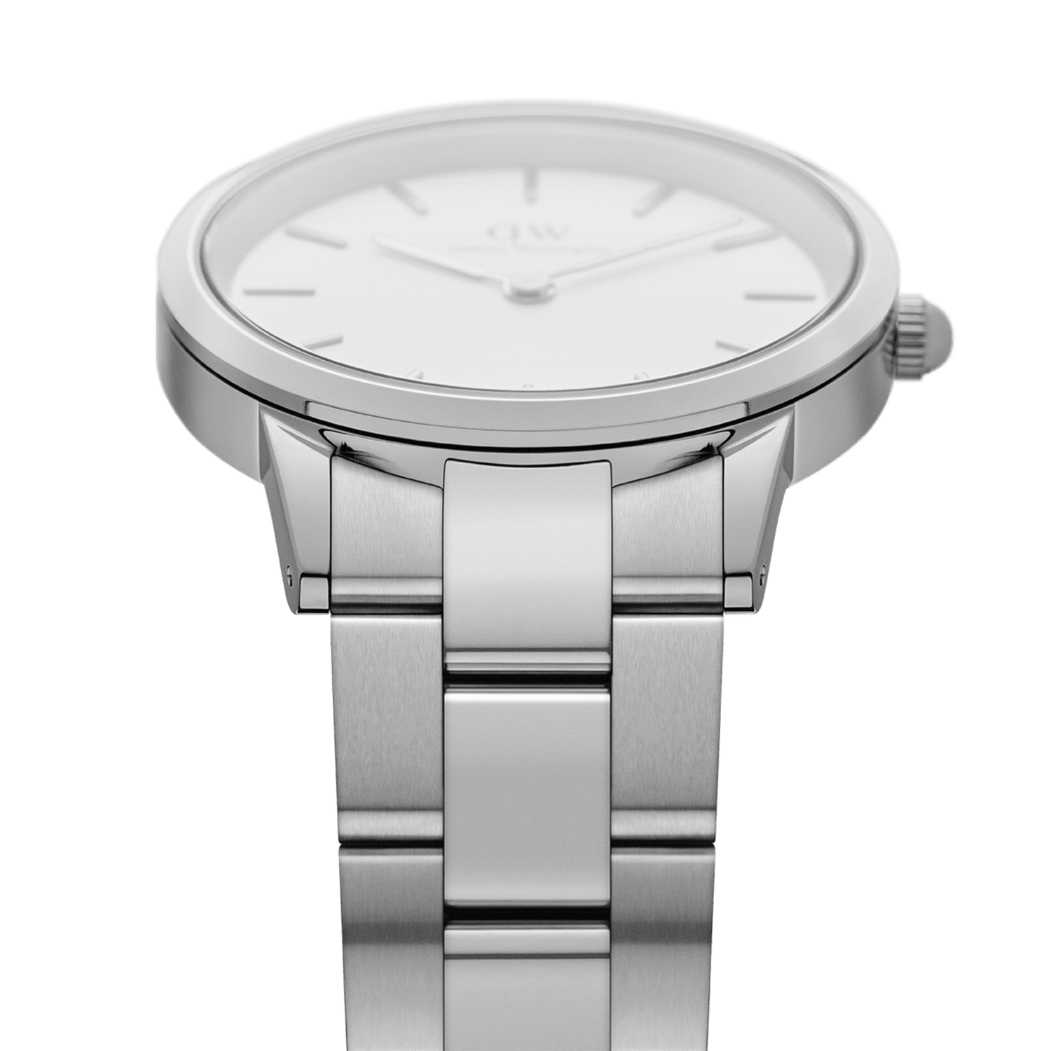 Iconic Link - Silver watch with White dial 36mm | DW Iconic Link - Silver watch with White dial 36mm | DW