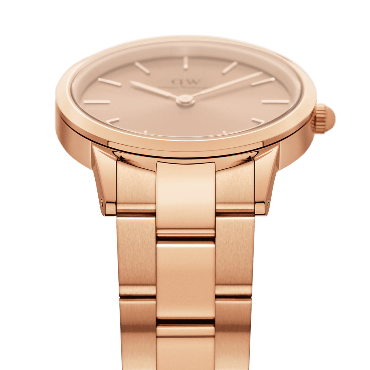 Iconic Link Unitone - Rose Gold watch - 28mm | DW Iconic Link Unitone - Rose Gold watch - 28mm | DW