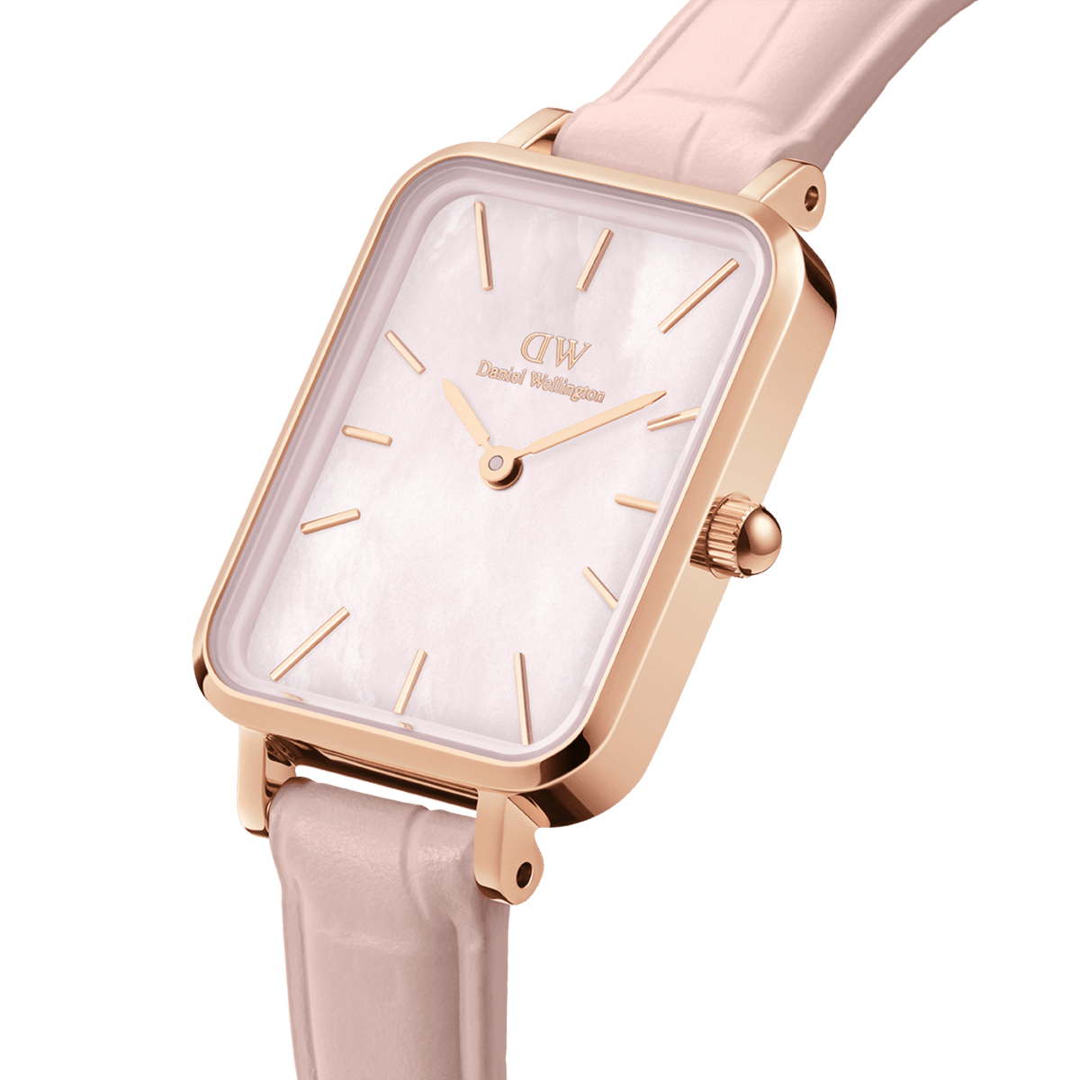 Quadro Pressed Rouge - Pink Women's Watch | DW Quadro Pressed Rouge - Pink Women's Watch | DW