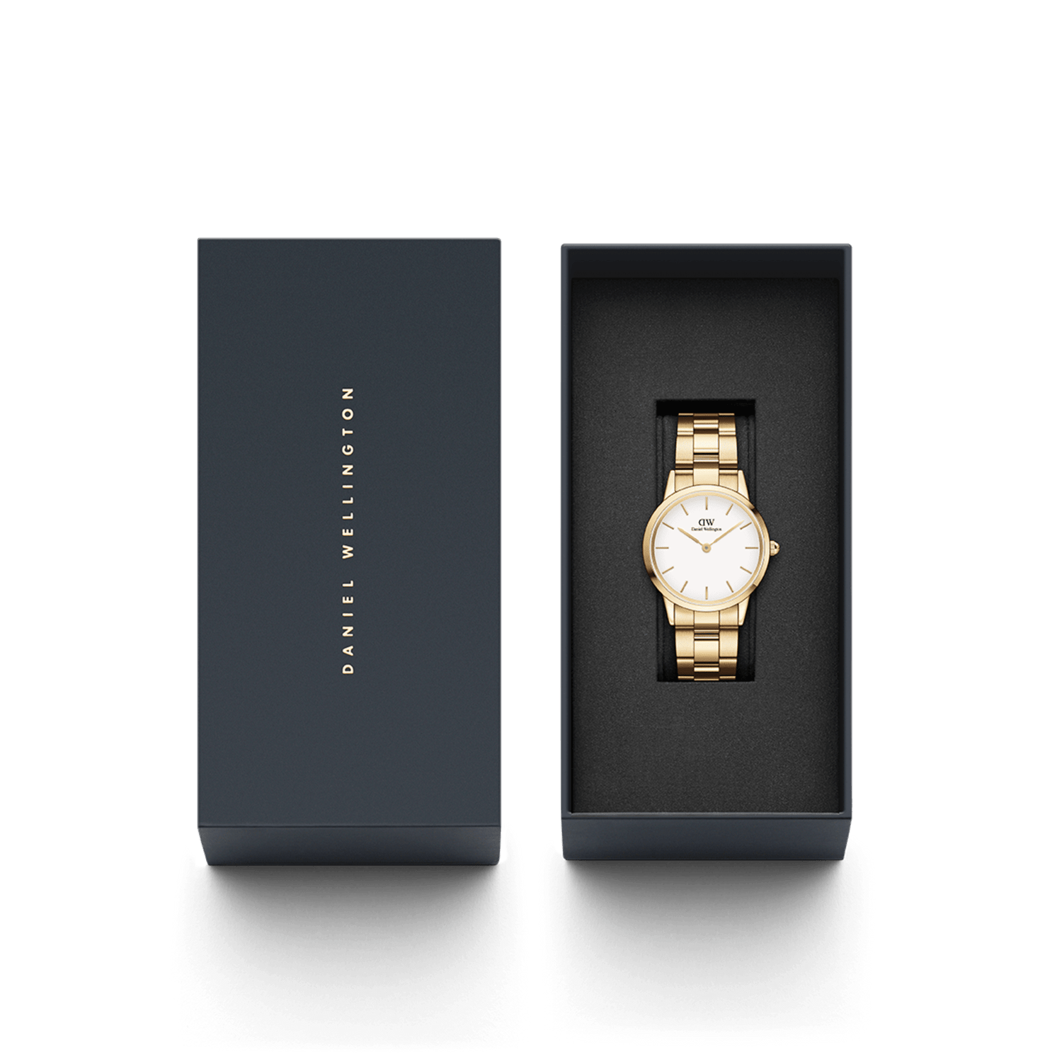 Iconic Link - Women's Watch Gold with White Dial | DW Iconic Link - Women's Watch Gold with White Dial | DW