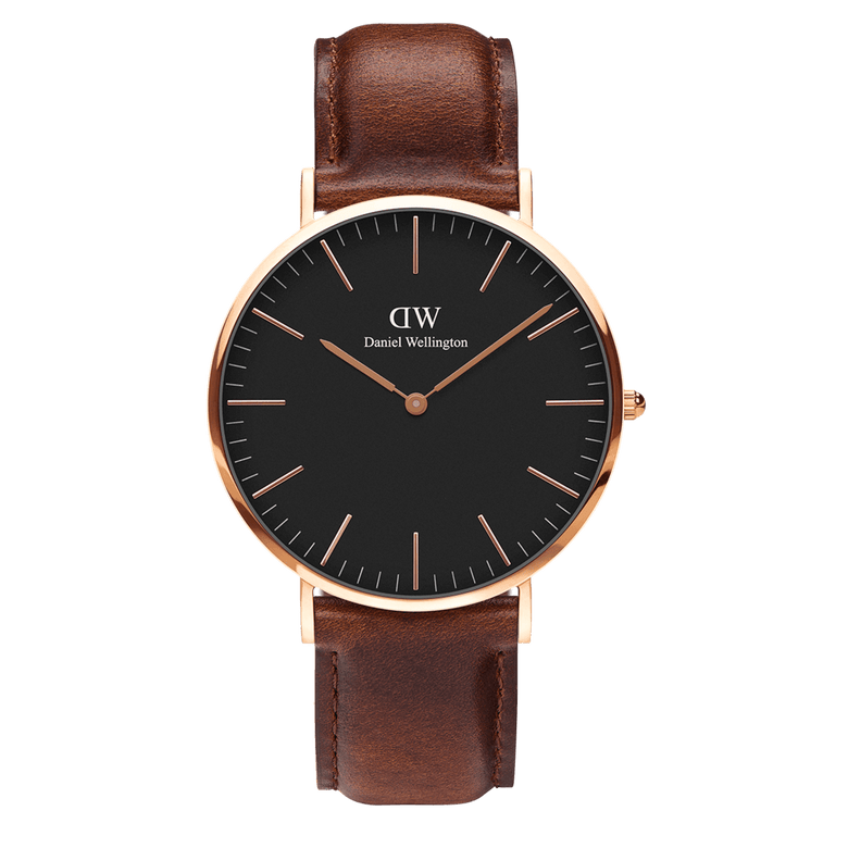 Classic St Mawes Black Rose Gold