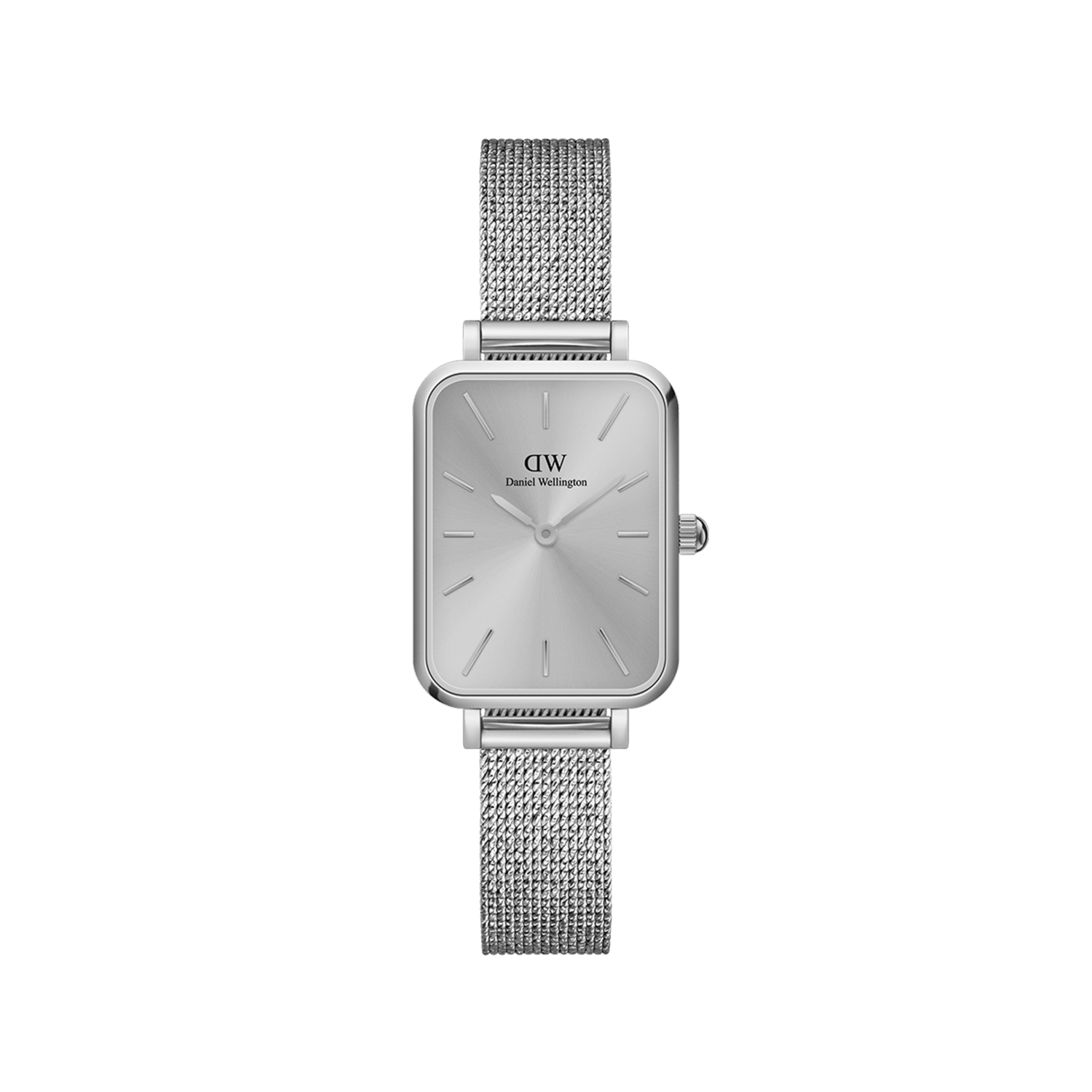 Quadro Unitone - Silver square watch for women | DW Quadro Unitone - Silver square watch for women | DW