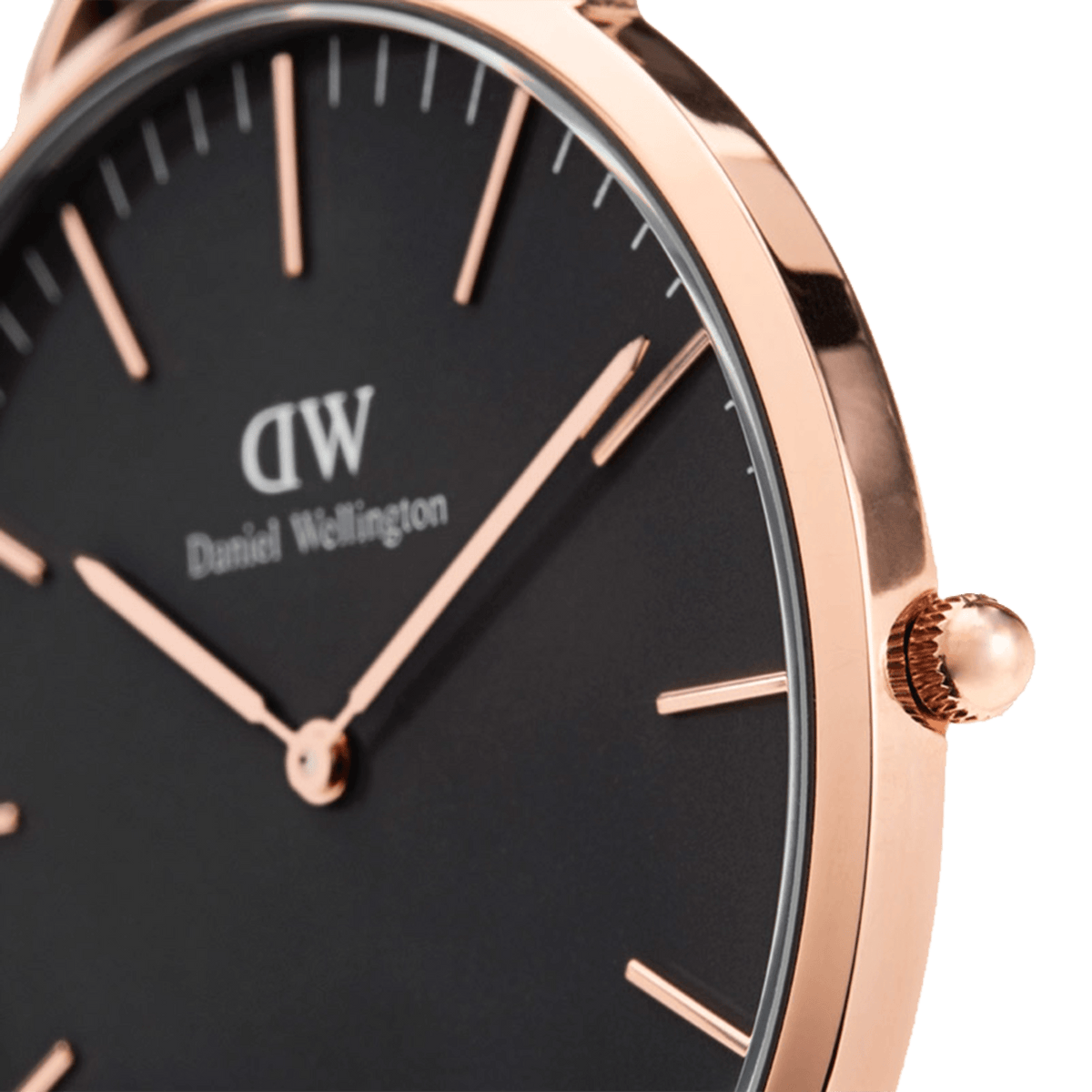 St Mawes - Men's rose gold watch with leather strap | DW St Mawes - Men's rose gold watch with leather strap | DW
