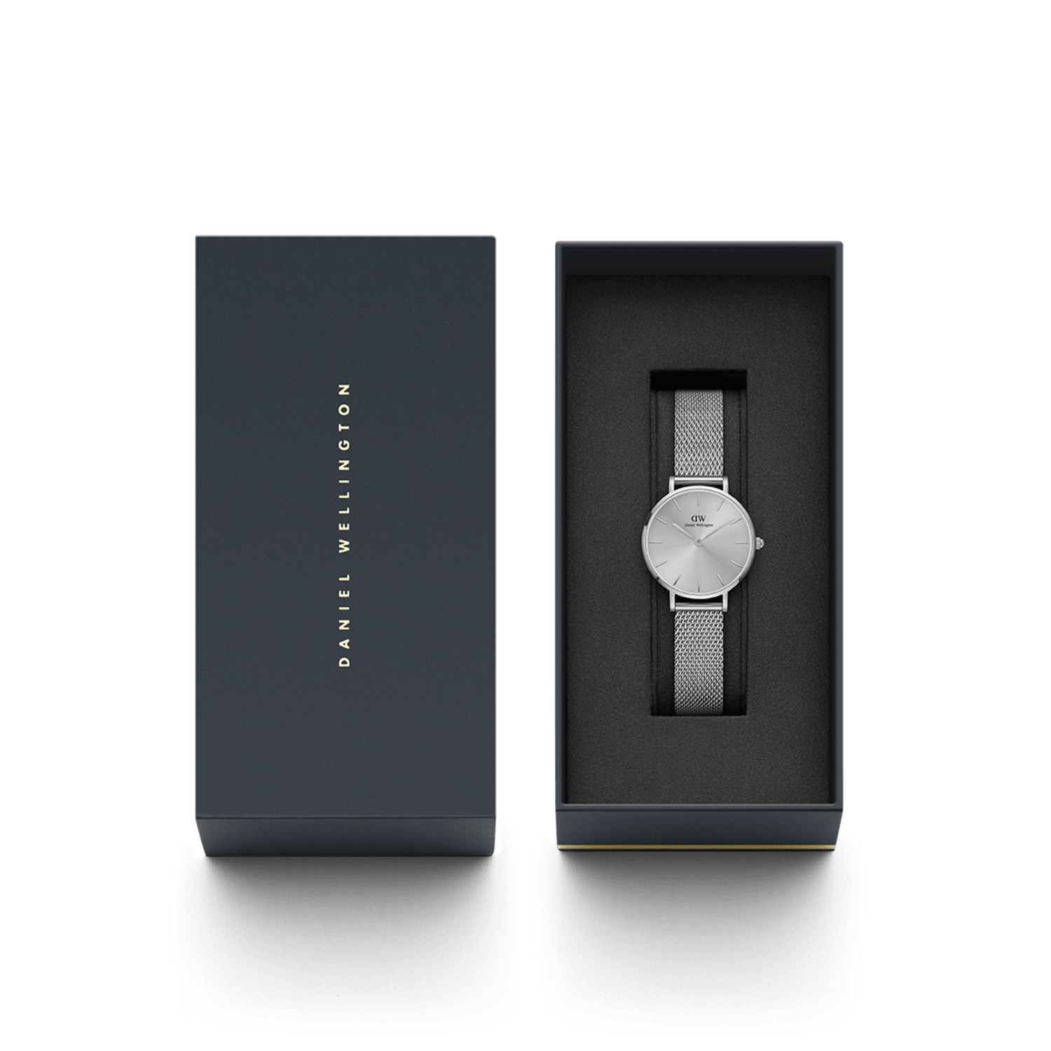 Petite Unitone - Silver watch with mesh strap 28mm | DW Petite Unitone - Silver watch with mesh strap 28mm | DW