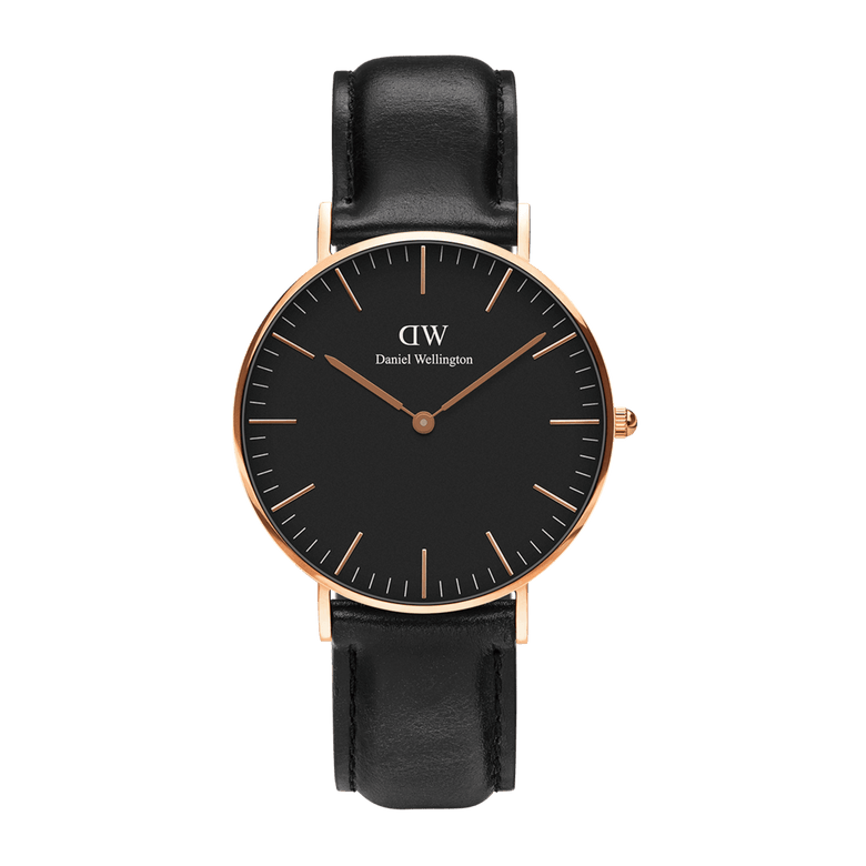 Classic Sheffield Black Rose Gold
