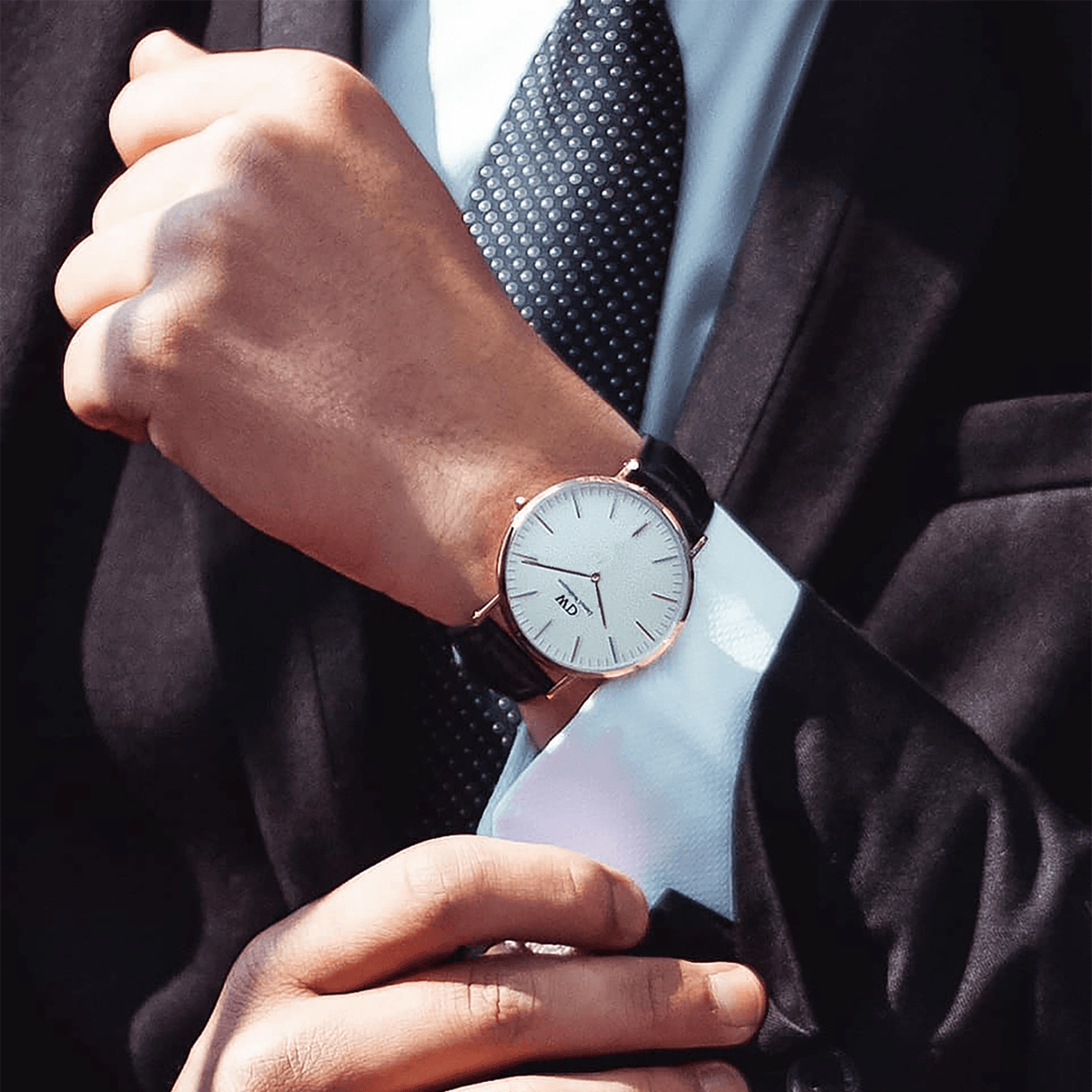 Daniel wellington 40mm rose gold online