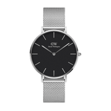 Petite Sterling Black Silver