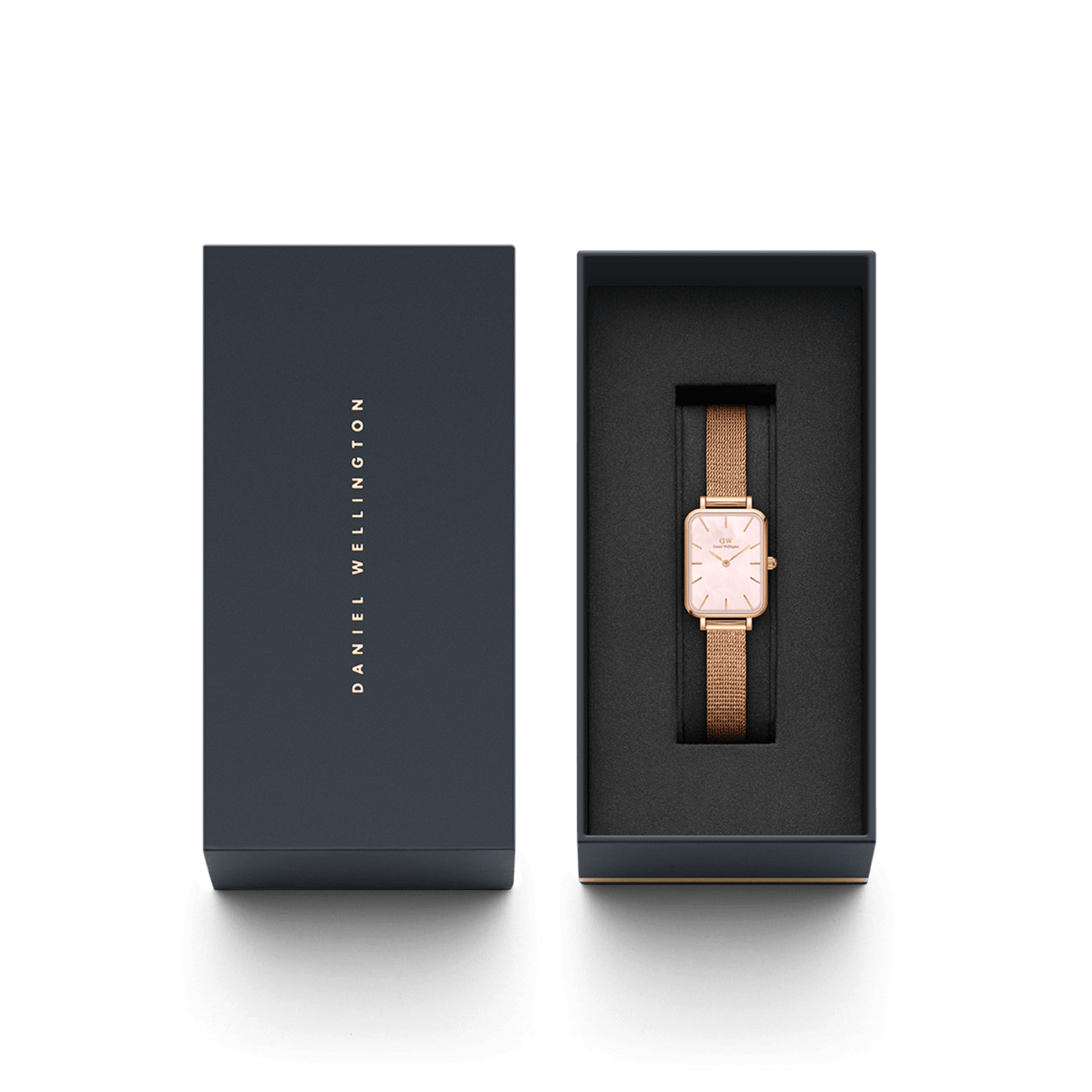 Quadro Pressed Melrose - Square Watch Rose Gold | DW Quadro Pressed Melrose - Square Watch Rose Gold | DW