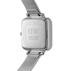 Daniel Wellington Quadro 腕時計 シルバー Quadro Studio - Womens square watch - Black & Silver | DW