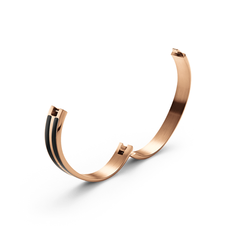Emalie Infinite Rose Gold Black