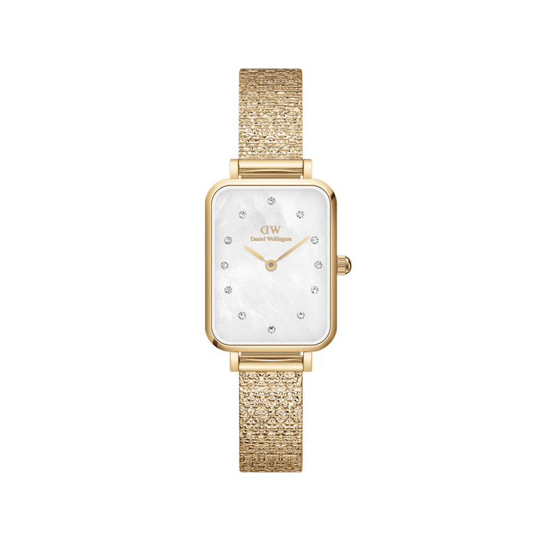 Quadro Lumine Pressed Piano White MoP Gold