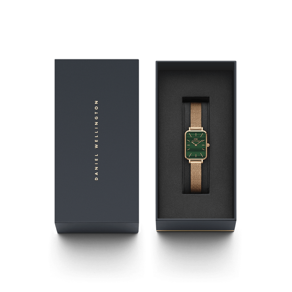 Quadro - Green square dial watch for women | DW Quadro - Green square dial watch for women | DW
