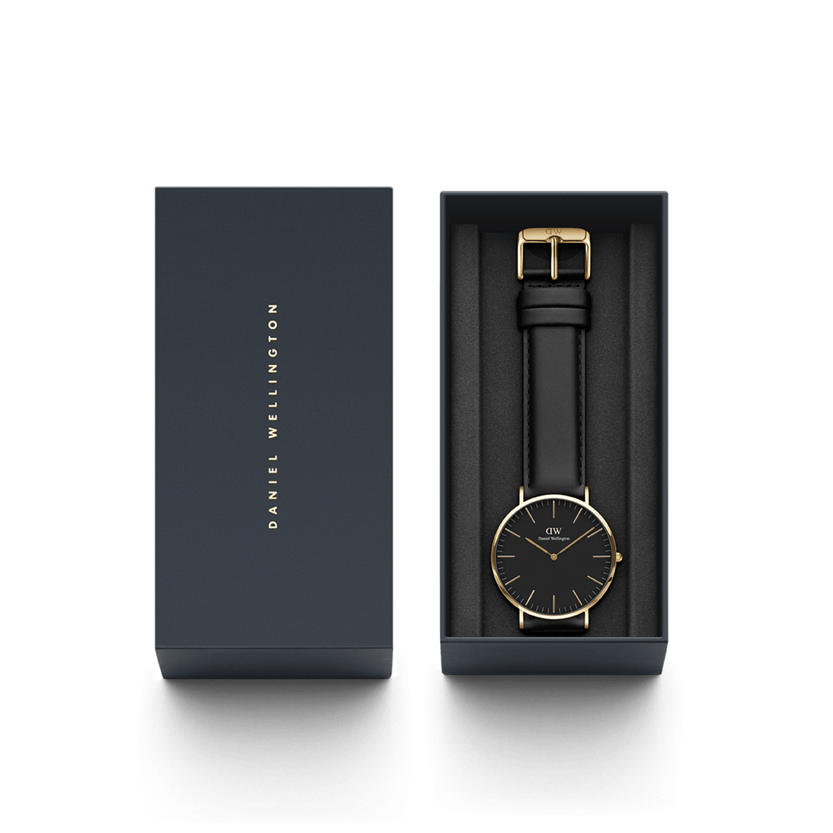 Classic Sheffield - Gold Watch with Black Dial | DW Classic Sheffield - Gold Watch with Black Dial | DW