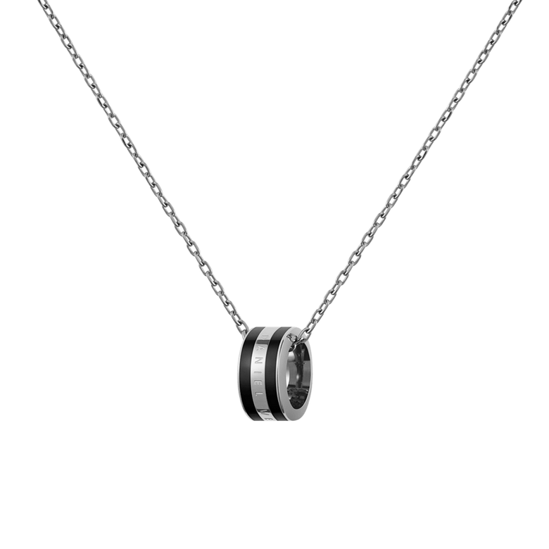 Emalie Necklace Silver Black