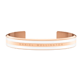Emalie Bracelet Satin White Rose Gold