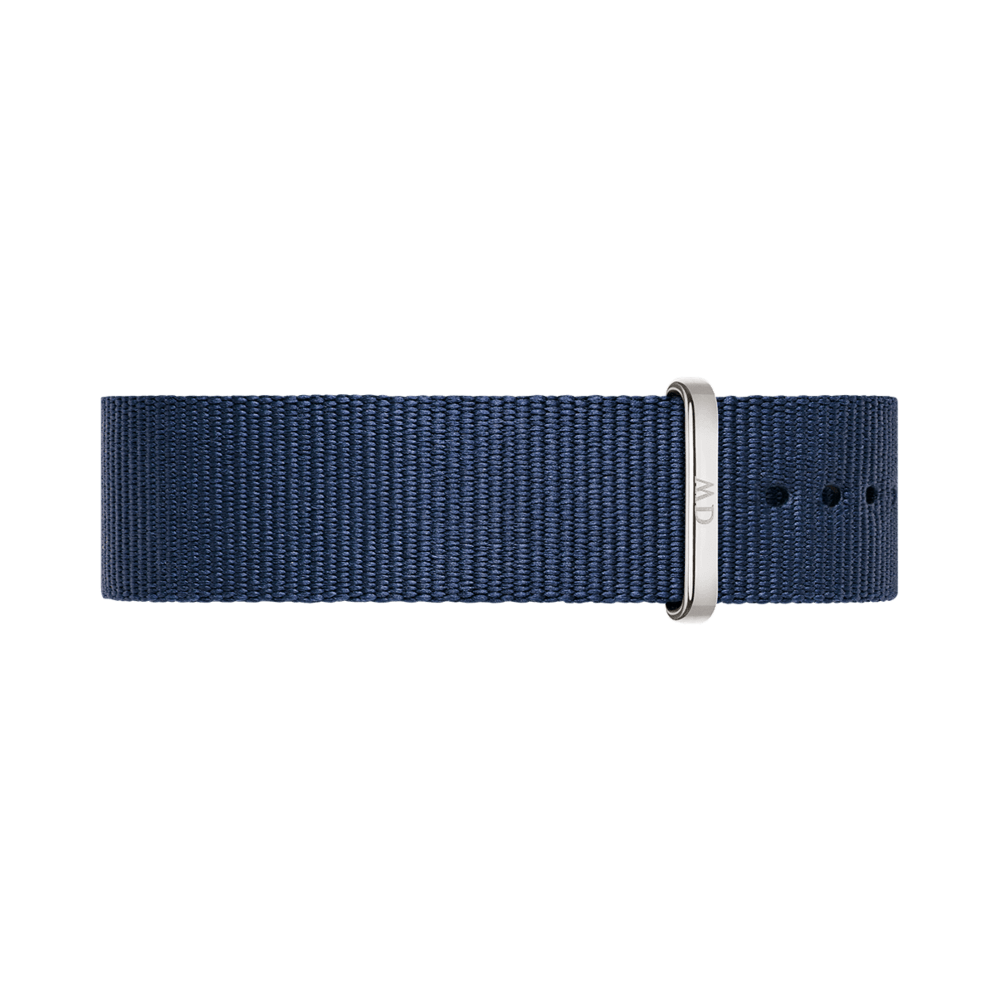 Bayswater - Watch strap for men in blue & silver 40mm | DW